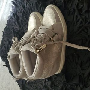 Jennifer Lopez wedge sneakers